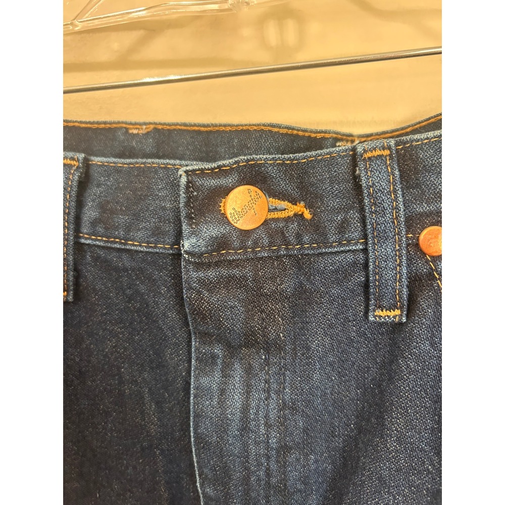 Wrangler Cowboy Cut Slim Fit Jeans 936DSD Dark Wash Indigo Denim 33x34 NEW - Picture 4 of 9